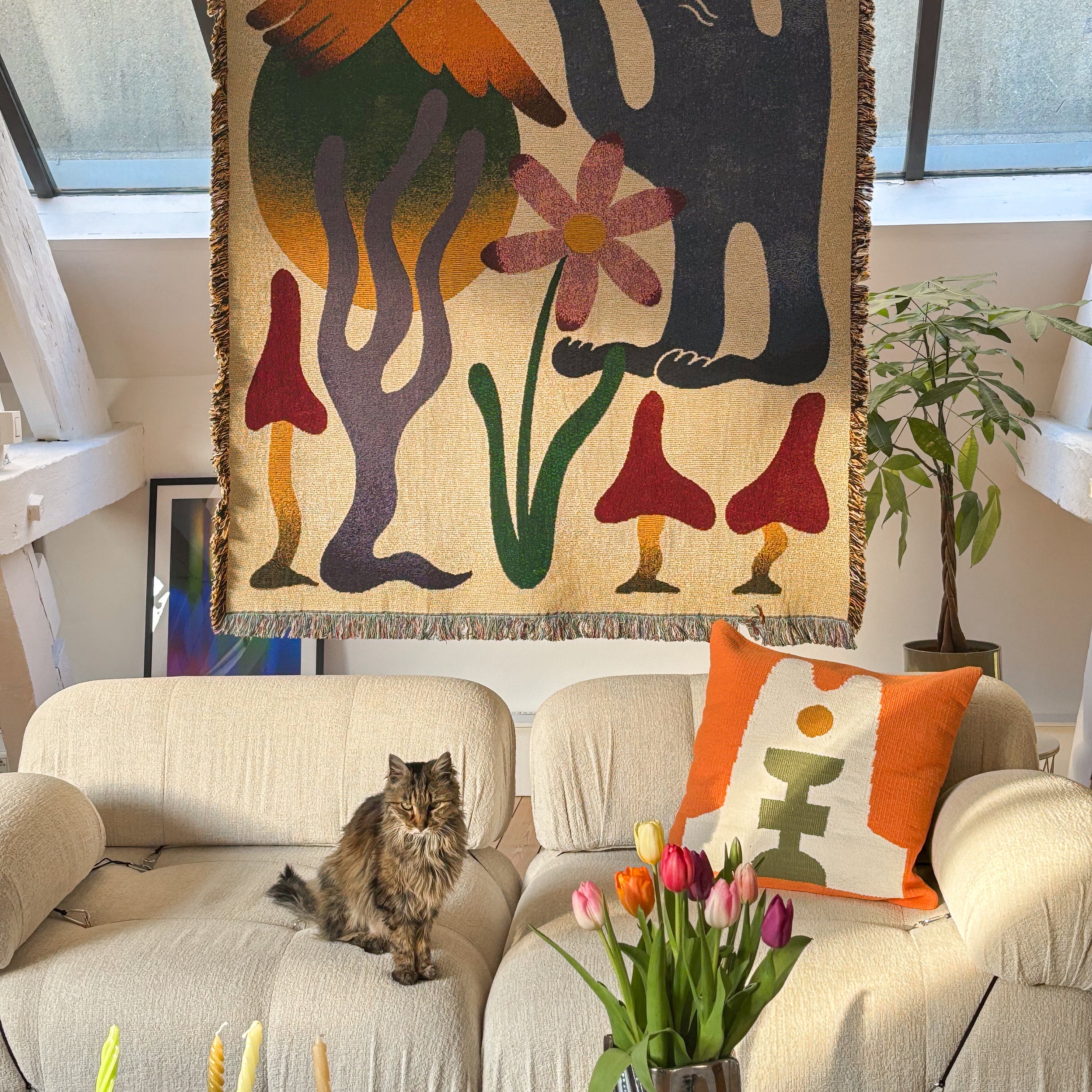 Irma Throw Pillow Cover - Slowdown Studio