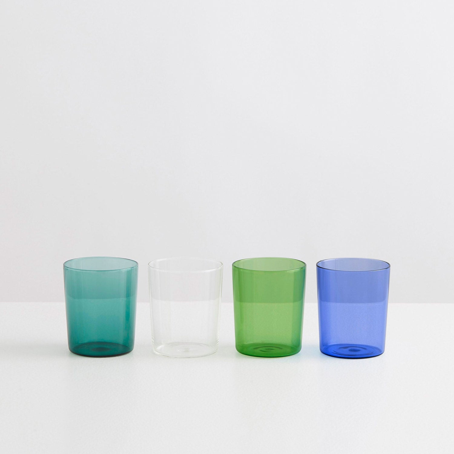 Large Glass Cups - Set of 4 - Winter - Slowdown Studio