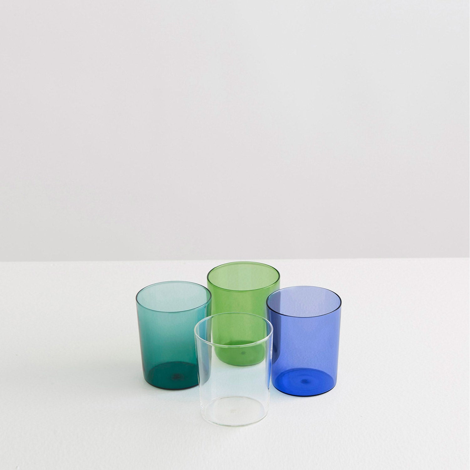Large Glass Cups - Set of 4 - Winter - Slowdown Studio