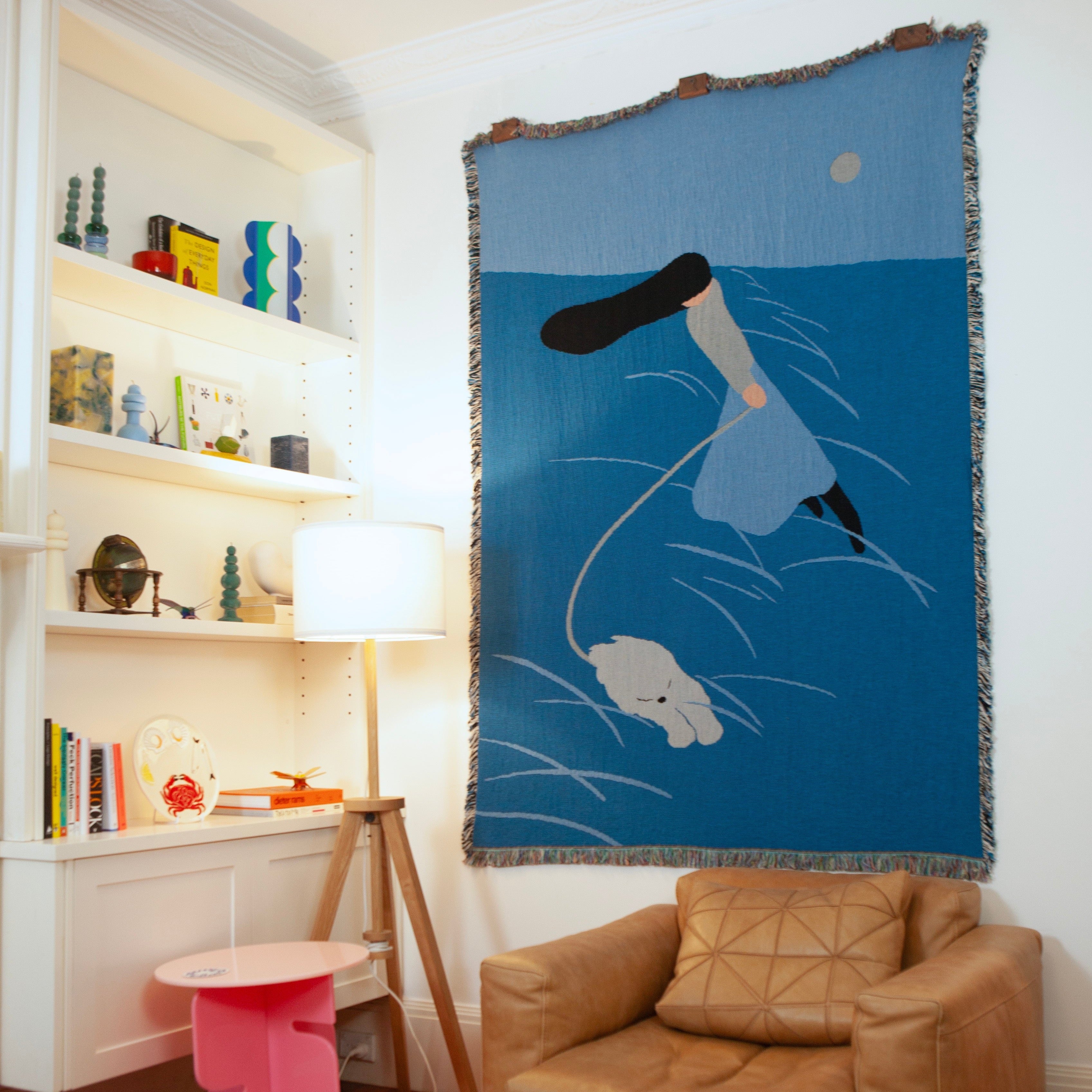 Blanket Hanger Clips - Walnut (Set of 3) - Slowdown Studio