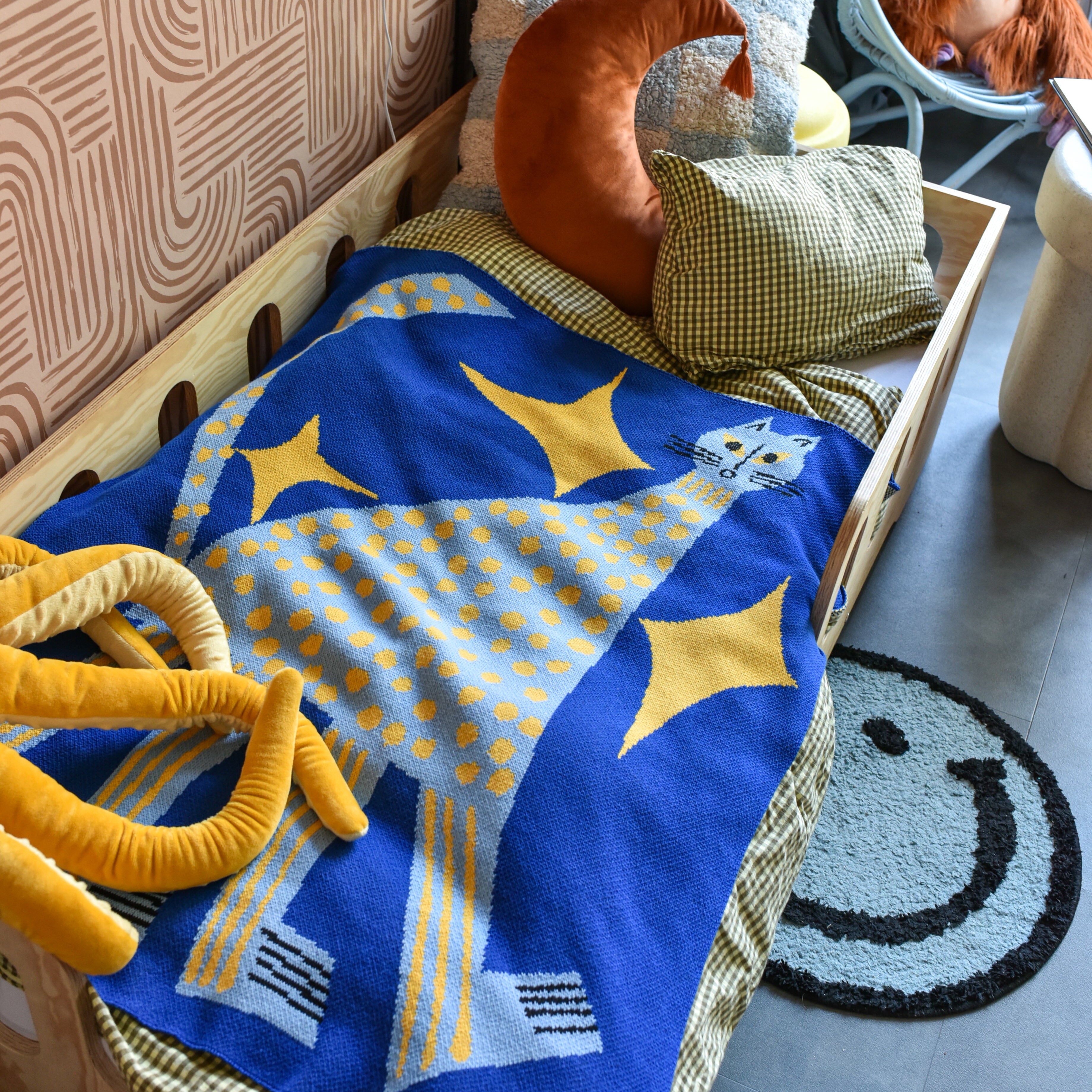 Starry Night Mini Blanket - Slowdown Studio