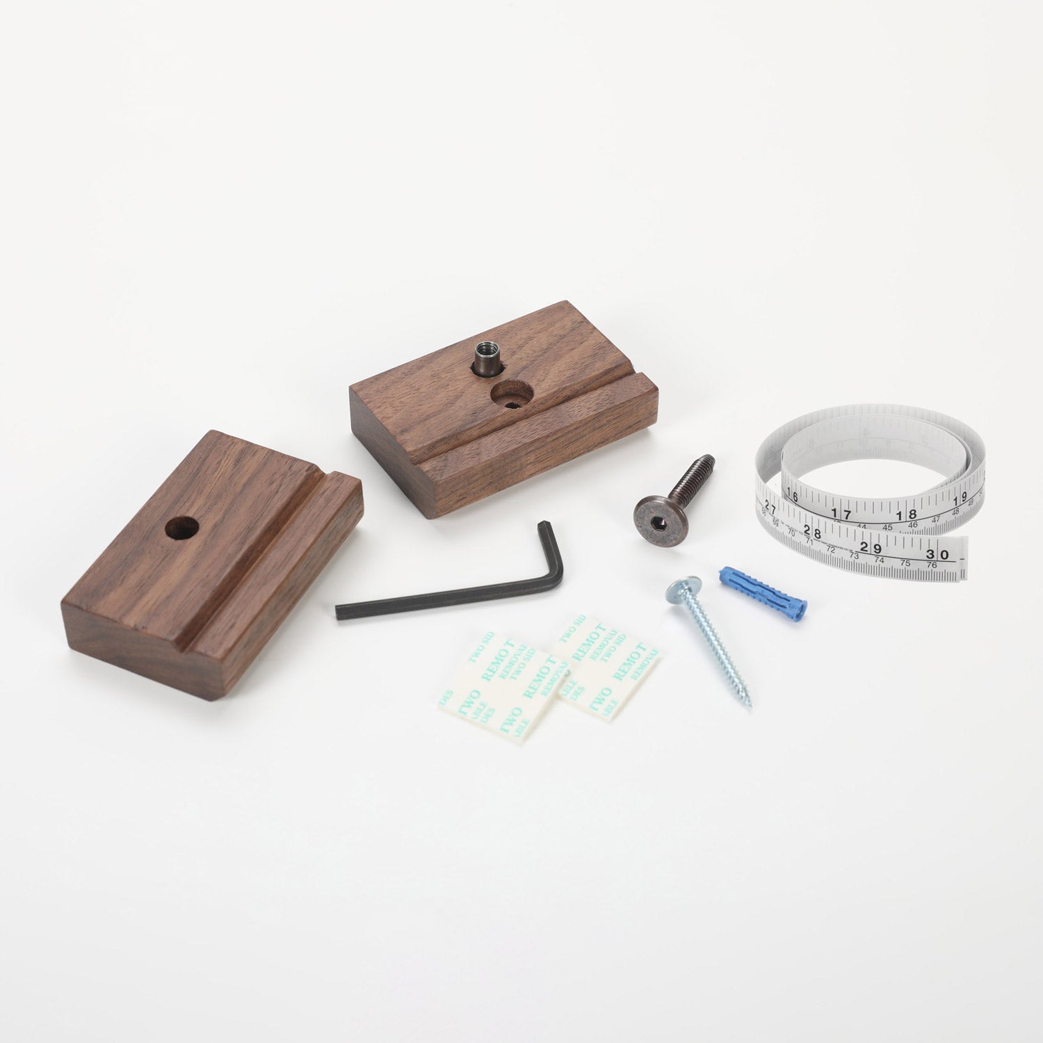 Blanket Hanger Clips - Walnut (Set of 3) - Slowdown Studio