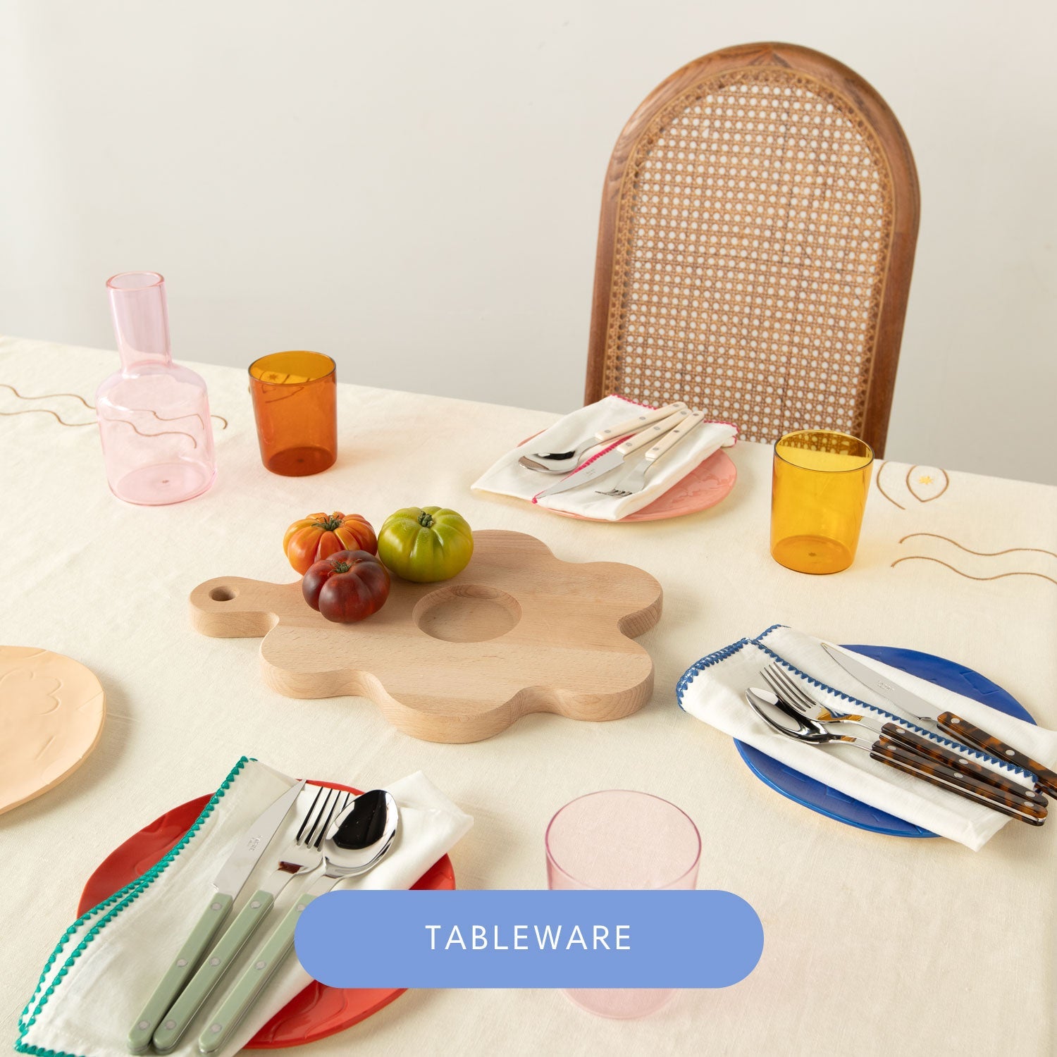 Bedside Carafes, Artistic Tableware, and Unique Cutlery by Slowdown Studio