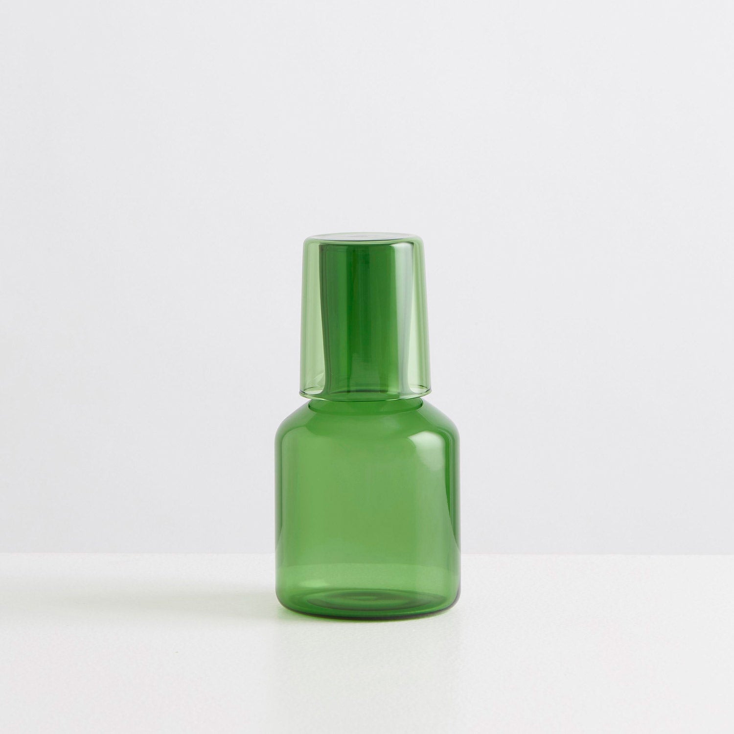 Bedside Carafe &amp; Glass - Green - Slowdown Studio