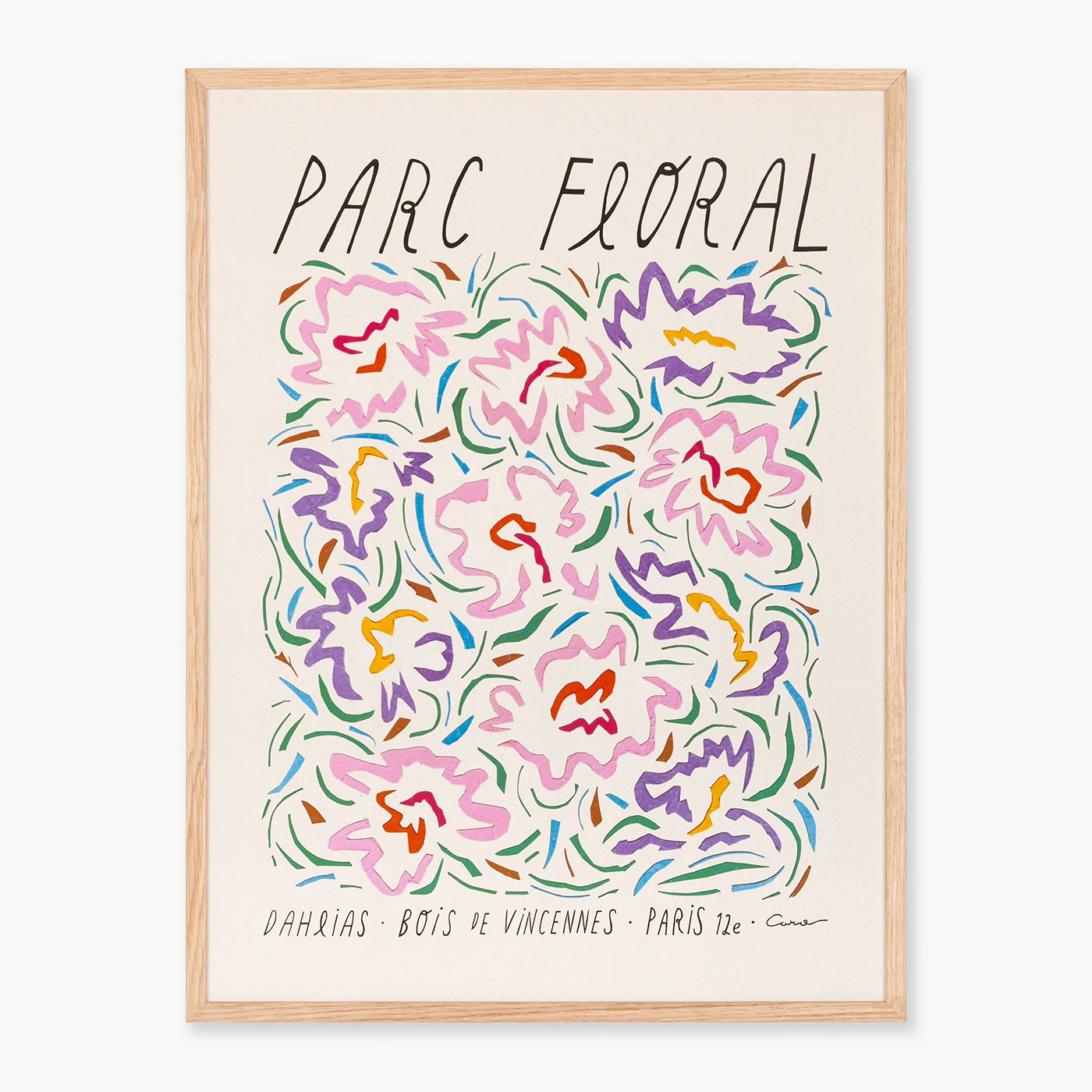 Framed wall art titled &
