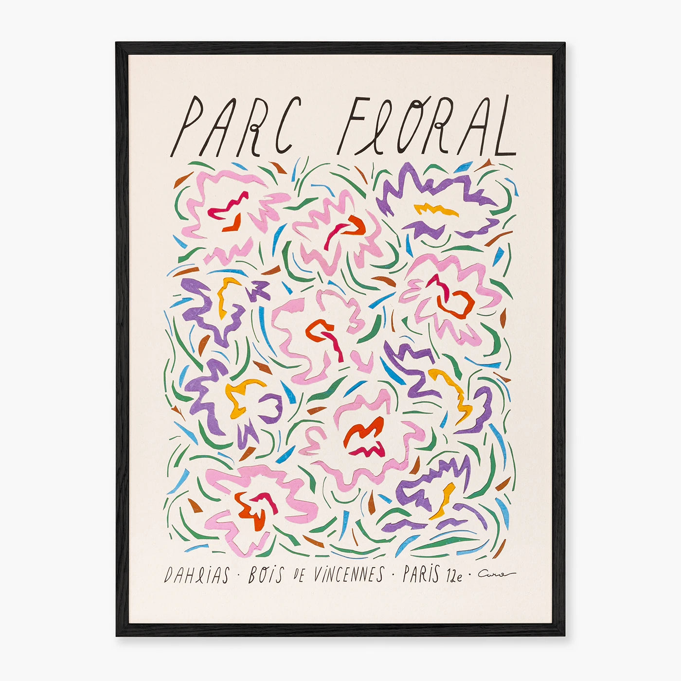 Parc Floral Art Print