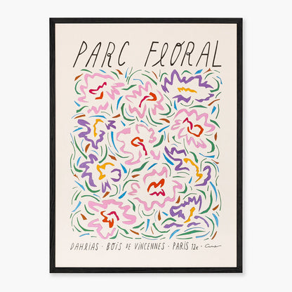 Parc Floral Art Print