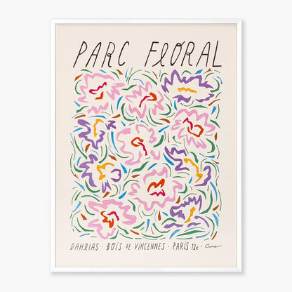 Parc Floral Art Print