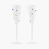Pomponette Champagne Flutes (Set of 2) - Slowdown Studio