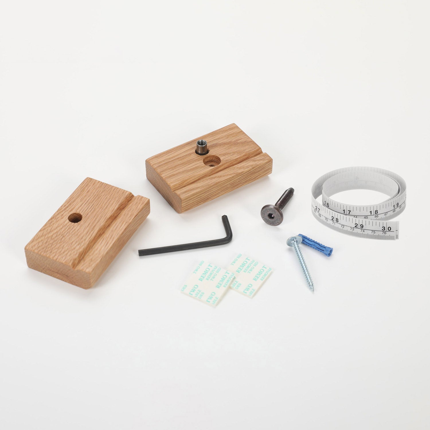 Blanket Hanger Clips - Oak (Set of 3) - Slowdown Studio